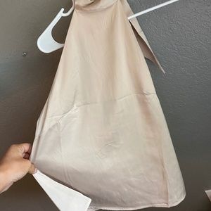 Champagne Nastygal Halter Top